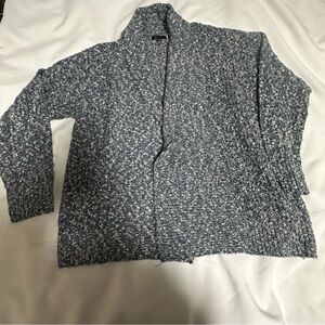 Frye Blue and white Knit Womens cardigan size Md